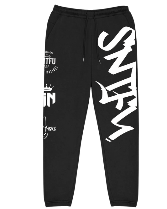 The Colab Black Track Pants "PRE ORDERS ONLY"