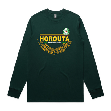 Horouta Hammer Heads League Long Sleeve Tee Adult Pine Green