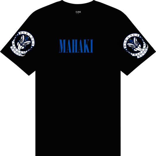 Maranga Mahaki Mano Blue Tee