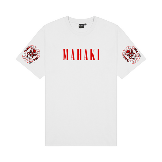 Maranga Mahaki Mano Red Tees