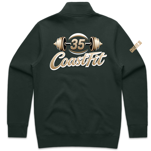 CoastFit 35 1/4 Zip Pine Green