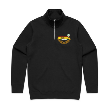 Horouta Hammer Heads 1/4 Zip Sweater Black