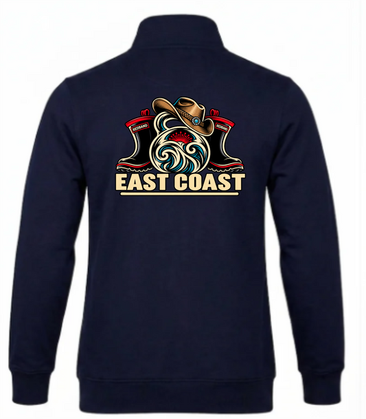 The Local 35 1/4 Zip Navy
