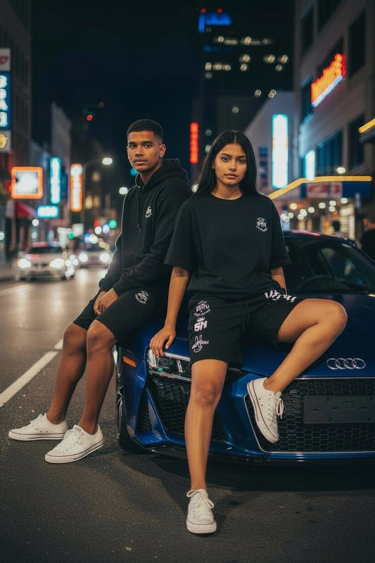 The Colab Black Lounge Shorts "PRE ORDERS ONLY"