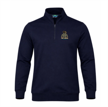 The Local 35 1/4 Zip Navy