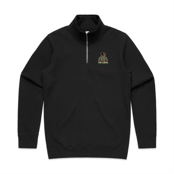 The Local 35 1/4 Zip Black